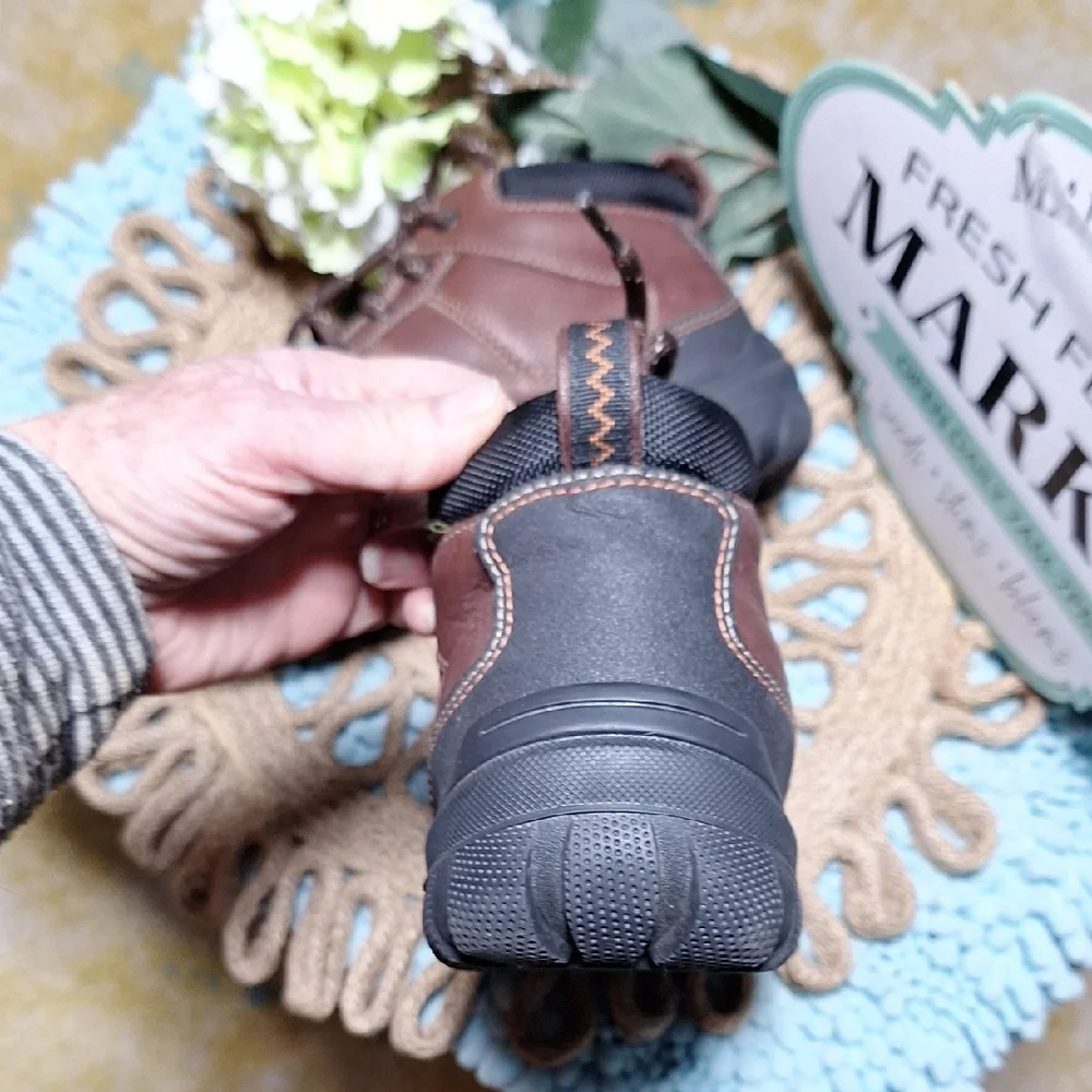 Men's Brown Leather Clarks Shoes